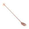 Colher bailarina com banho de cobre e ponta de disco 26,8cm